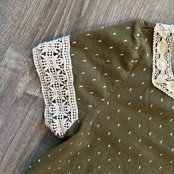 Anthropologie Maeve Venezia Textured Lace Top - Picture 6 of 7